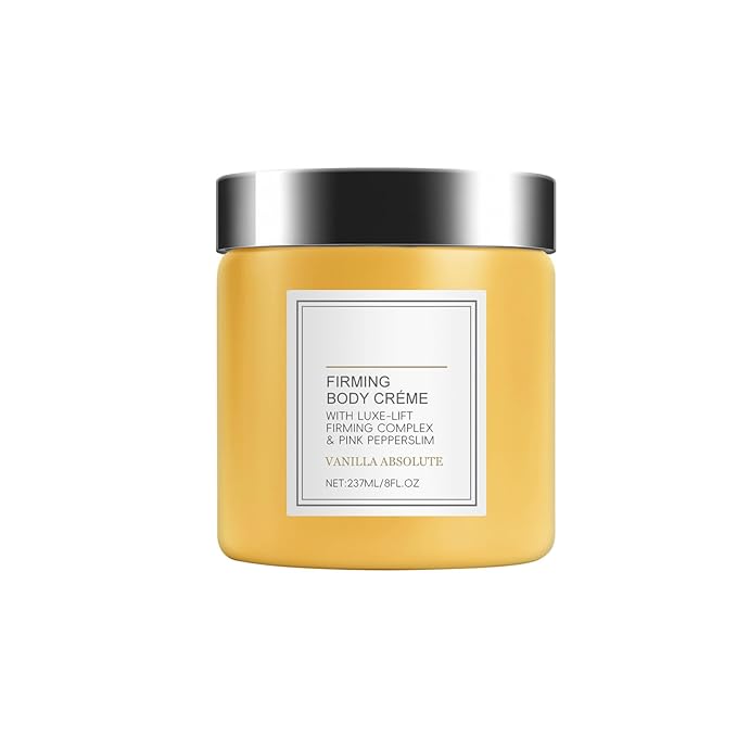 Champagne Lift Firming Body Creme, with Pink Pepperslim for Deep Hydration Anti Wrinkle Firming Body Cream.(Vanilla)