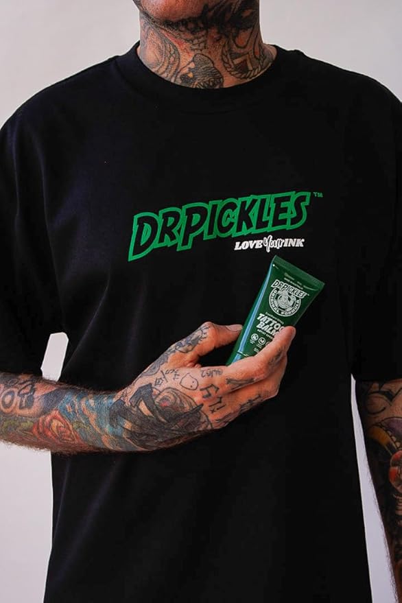 Dr Pickles VEGAN Tattoo Balm 1.76 oz / 50g - Vegan Formula, Heals + Protects + Rejuvenates Tattoos