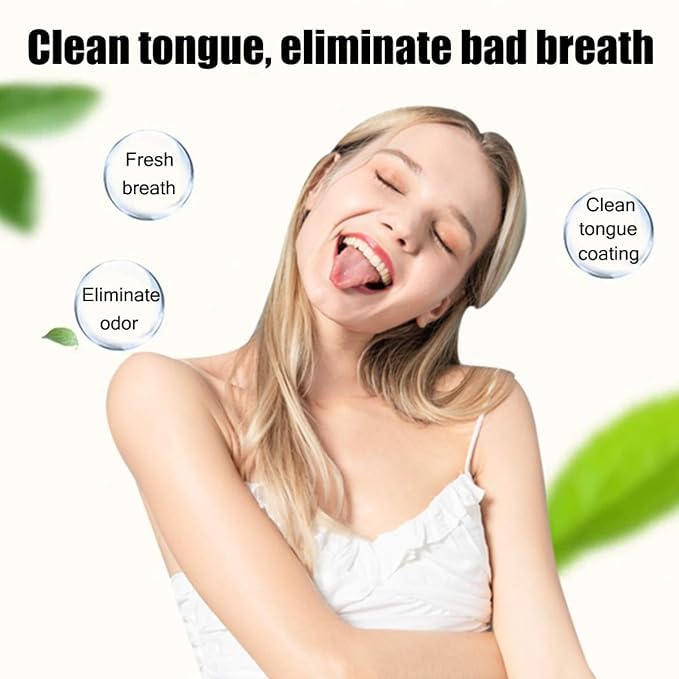 Tongue Cleaner, Tongue Scraper, Tongue Cleanser, Tongue Scraper, Tongue Scraper Cleaner, Helps Fight Bad Breath, Tongue Scrapers (Blue)