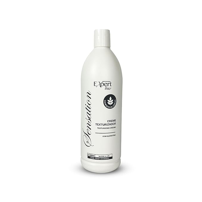 Expert Hair Sensation, Brazilian Keratin Hair Treatment - Anti Frizz for All Hair Types – Long-Lasting Straightening - Keratina Para Alisar El Pelo, Brazilian Blowout Products (1L/33.8fl.oz)