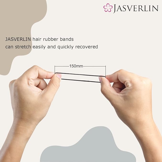 Small Rubber Bands for Hair, Black Mini Hair Ties Elastics Bands for Little Girls Baby Toddler, Braids Styling Accessories No Damage No Pull 1/2 inch 1000 Pcs