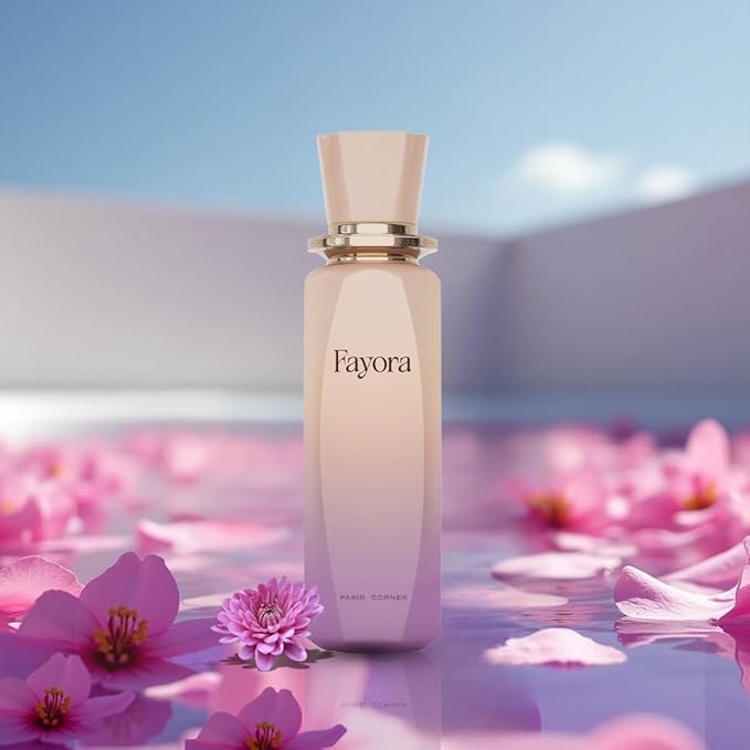 Paris Corner Perfumes | Fayora 3.4 Fl Oz Edp Perfume Unisex Perfume | Elegant Floral Fruity Scent with Passion Fruit, Rose & Jasmine for Long-lasting Enchantment
