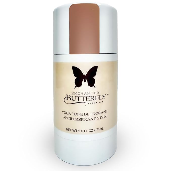 Enchanted Butterfly Tinted Antiperspirant Deodorant Stick- Medium Tone for Woman, Matches Medium Skin Tone For a Natural Look, Fresh Scent, For all Day Protection 2.5oz 1 count Original