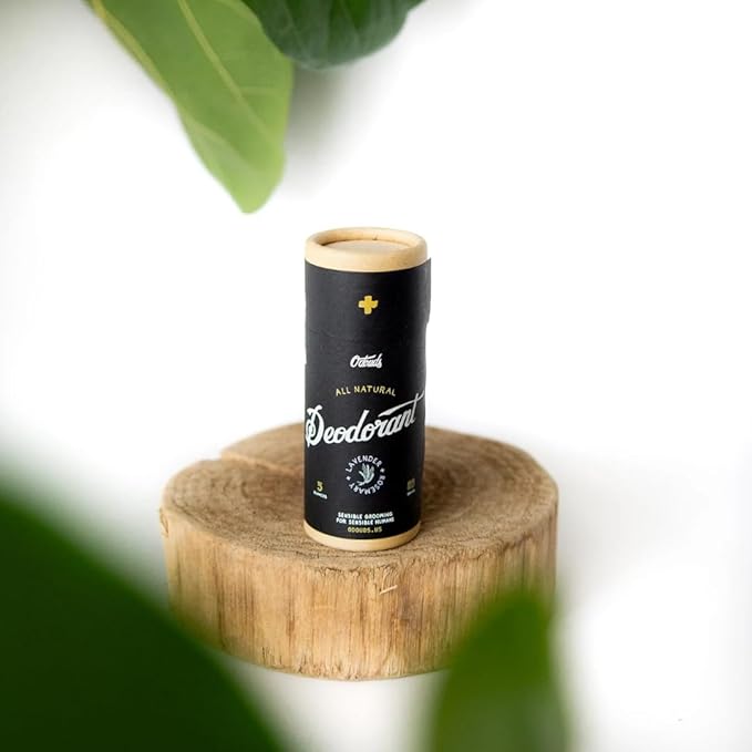 O'Douds Natural Deodorant - Aluminum Free, Paraben Free, Vegan Deodorant for Men & Women - Long-Lasting Protection & Gentle Formula for All Skin Types, 3 oz. (Lavender & Rosemary)