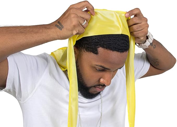 ForceWave Silky Durag for Men Wave Cap Satin Dorag for Men Women 360 Wave