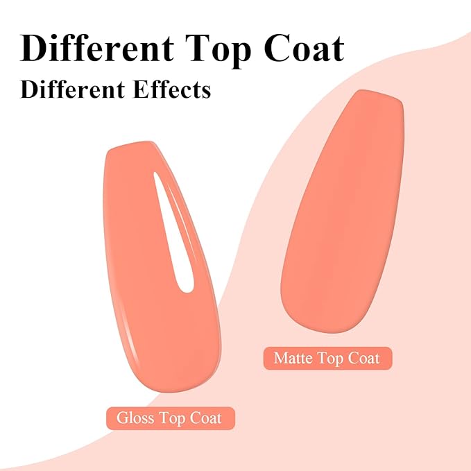 Imtiti Light Coral Gel Nail Polish, 1Pcs Coral Pink Soak Off UV LED Gel Polish, Long Lasting, Nail Art Manicure Salon DIY at Home for Spring and Summer (0.34 Fl Oz-956)