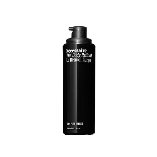 Nécessaire The Body Retinol - Firming Repair Serum + Retinol Body Lotion For Women & Men. Wrinkle + Line Prevention. 0.1% Pure + 10% AHA Crepey Skin Treatment. 5.1 oz