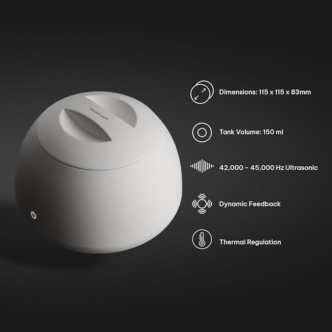 Zima Dental Pod: Ultrasonic Retainer Cleaner. The Original Retainer Cleaner Machine, Aligner Cleaner, Nightguard Cleaner, Mouthguard Cleaner, Denture Cleaner. Ultrasonic Cleaner For Oral Dental Care