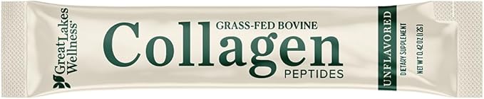 Great Lakes Wellness Collagen Peptides Powder for Skin, Hair, Nails, Joints & Digestion - Unflavored - 11 Servings (Pack of 1)