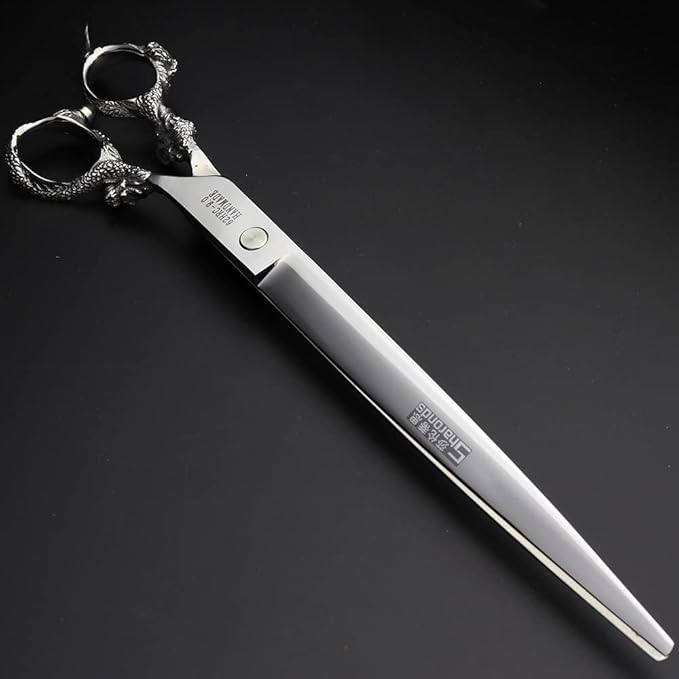 6/7/8/9-inch professional hair clipper set, stainless steel sharp hair clippers, hairdresser specific scissor (9 Inch Flat Scissors)