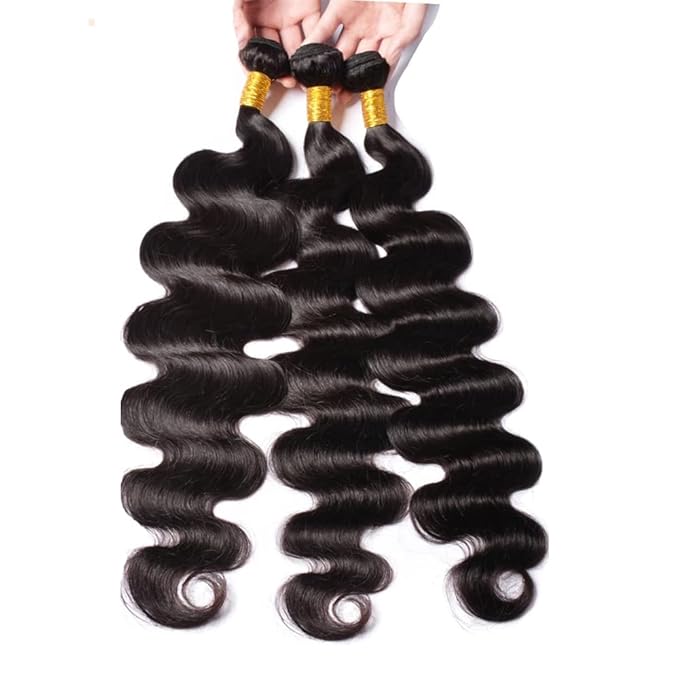 Body Wave Bundles With Lace Closure Brazilian Human Hair Body Wave 3 Bundles With Closure 100% Unprocessed Virgin Human Hair Bundles with 4X4 Free Part Lace Closure
