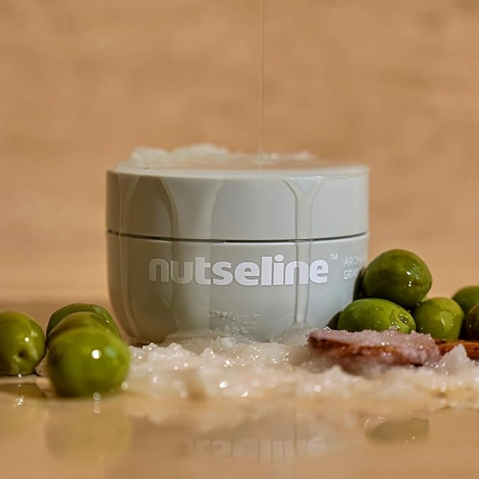 Aroma Nut Gray Scrub 200ml Korean Skin Care – Exfoliating & Moisturizing Body Scrub, Removes Dead Skin Cells, Smooths & Nourishes, Aromatherapy Blend, Contains 17 amino acids