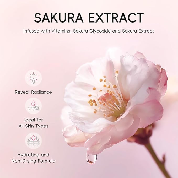 2 Pack Roll-On Sakura Deodorant Sticks for Women,Aluminum-Free Sakura Scent Roll-On Antiperspirant and Deodorant-24 Hour Sweat & Odor Protection, Moisturizing and Non-Sticky,2 Oz/Pcs