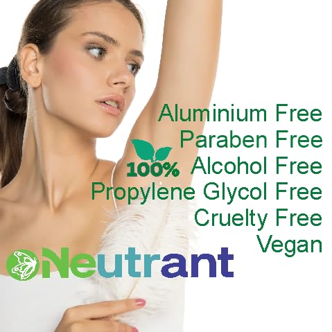 Natural Mineral Alum Deodorant, Chemical-Free, Moisturizing Skin Care Formula for Women