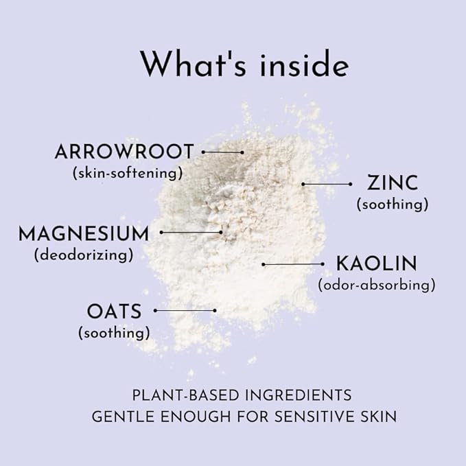 Herb & Root Talc Free Body Dusting Powders. Rose, Vanila, Sandalwood, Lavender, Jasmine, and Gift Sets (Full Size, Vanilla)