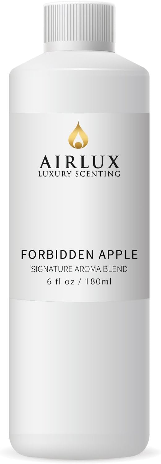 Signature Aroma Oil No. 28 Forbidden Apple – Cucumber, Grapefruit, Magnolia – Aroma Oil for Cold Air & Waterless Diffusers and DIY Crafts – 180 mL, 6.1 fl oz Eco Refill Bottle