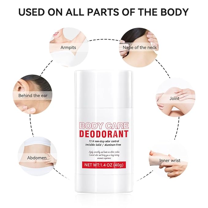Aluminum Free Deodorant Stick for Women,Fruit Scents Women Solid Stick Natural Deodorants,All Day Odor Control Body Deodorant,Smooth Solid Armpit Antiperspirant Sticks (1.4 Oz, strawberry)