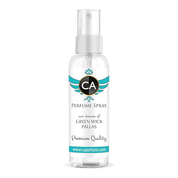 CA Perfume Eco Refill Impression of Green Wick Pallas Unisex Amber Floral Long Lasting Fragrance Eau De Parfum for Women & Men 2 Fl Oz 60ml