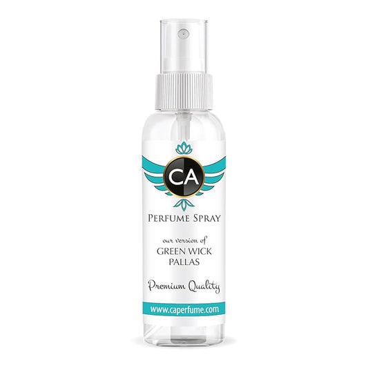 CA Perfume Eco Refill Impression of Green Wick Pallas Unisex Amber Floral Long Lasting Fragrance Eau De Parfum for Women & Men 2 Fl Oz 60ml