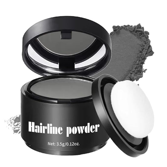 Invisible Hairline Powder, Undetectable Coverage for Bald Spots Receding Hairlines, 3 Seconds Fill for Bald Spots & Thinning Edges, Waterproof, Transfer-Resistant, Natural Matte Finish