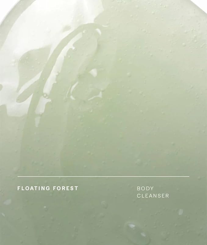 Future Society Floating Forest Body Wash - Luxury Aquatic Floral Scented Body Cleanser with Notes of Bergamot, Freesia & Musk - Gentle Moisturizing Cleanser - Scented Shower Gel - 8oz
