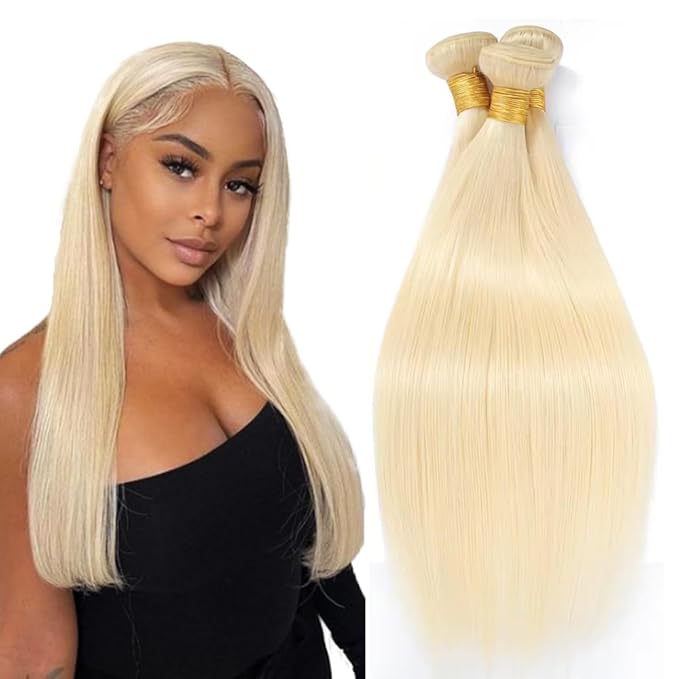 Blonde Bundles Human Hair 613 Straight Bundle Blonde Loose Wave 3 Bundles 26 28 30 Inch Brazilian Unprocessed Remy Hair Extensions