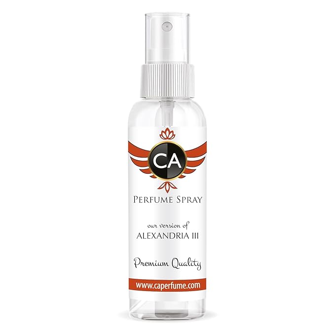 CA Perfume Eco Refill Impression of Alexandria III For Women & Men Eau de Parfum Spray Atomizer Bottle 2 Fl Oz/60ml-X1