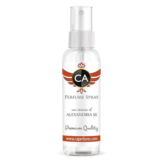 CA Perfume Eco Refill Impression of Alexandria III For Women & Men Eau de Parfum Spray Atomizer Bottle 2 Fl Oz/60ml-X1