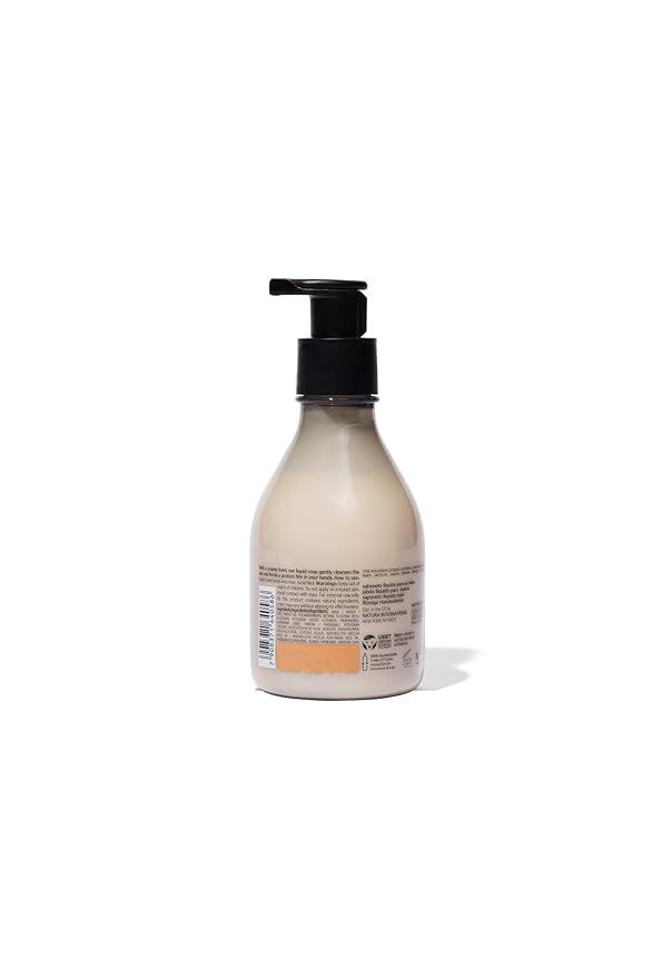 Natura -Brazil Nut (Castanha) Renourishing Liquid Hand Soap - Anti-Dryness - Coconut Derived Cleanser - Vegan Skin Care - Brazilian Beauty Secrets - Self Care & Body Care - 8.4 fl oz (250ml)