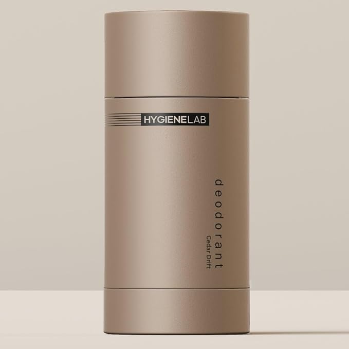 HygieneLab Men's Deodorant-Cedar Drift Scent, Aluminum-Free, EWG Verified, Non-Toxic
