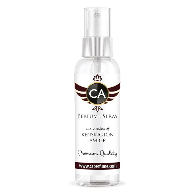 CA Perfume Eco Refill Impression of Kensington Amber For Women & Men Eau de Parfum Spray Atomizer Bottle 2 Fl Oz/60ml-X1
