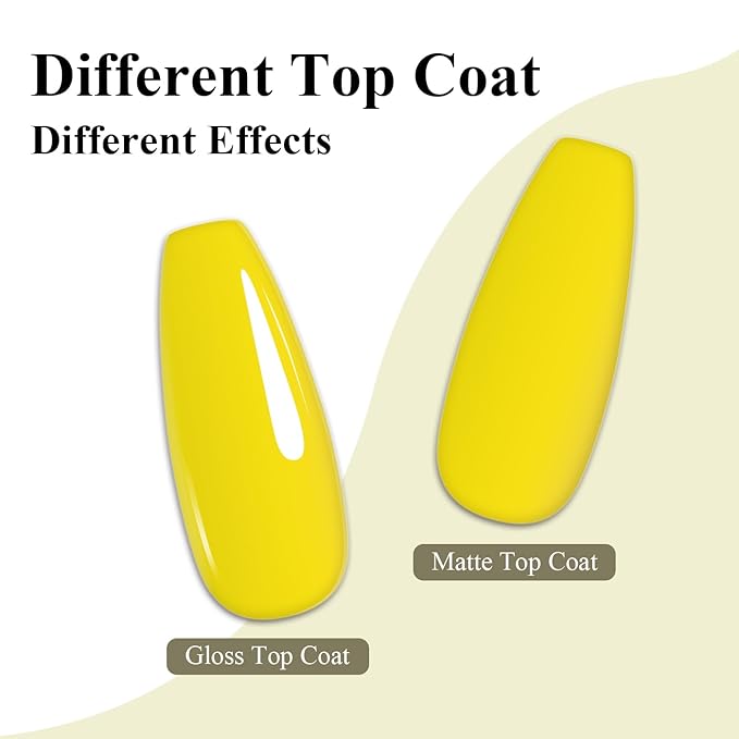 Imtiti Neon Yellow Gel Nail Polish, Canary Yellow Soak Off UV LED Gel Polish, Long Lasting, Nail Art Manicure Salon DIY at Home for Spring and Summer (0.34 Fl Oz-963)