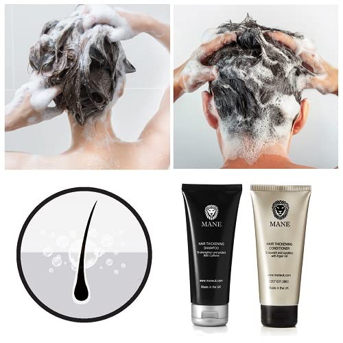 MANE Hair Thickening Spray Travel Pack (Medium Brown)