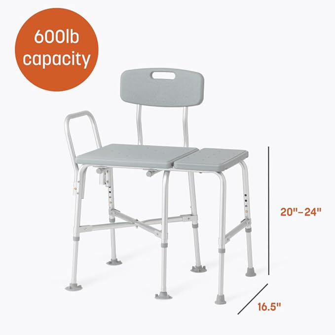 Caring Transfer Bench (600 Pound Capacity)