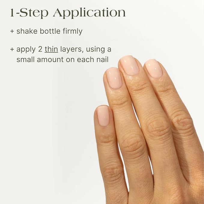 Botanist Nail Rescue Kit | Strengthening Polish + Growth Serum | Grow and Strengthen Nails Damaged from Acrylics, Dip, and Gel Manicures | Non-Toxic, 84% Plant Based, 21-Free & Vegan (Cherry Blossom)