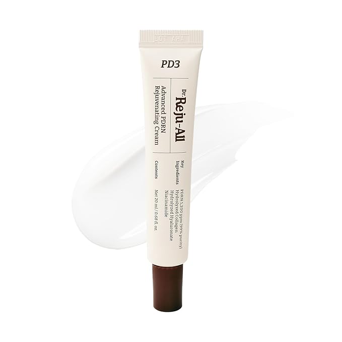 Dr. Reju-All Advanced PDRN Rejuvenating Cream – 99% Pure Salmon DNA PDRN Face Moisturizer – Optimal 1200ppm Concentration for Visible Results – Korean Anti-Aging Skin Care Face Cream - 0.7 Fl Oz