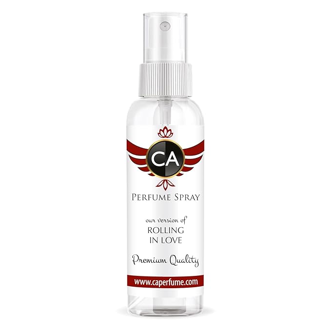 CA Perfume Eco Refill Impression of Rolling In Love For Women & Men Eau de Parfum Spray Atomizer Bottle 2 Fl Oz/60ml-X1