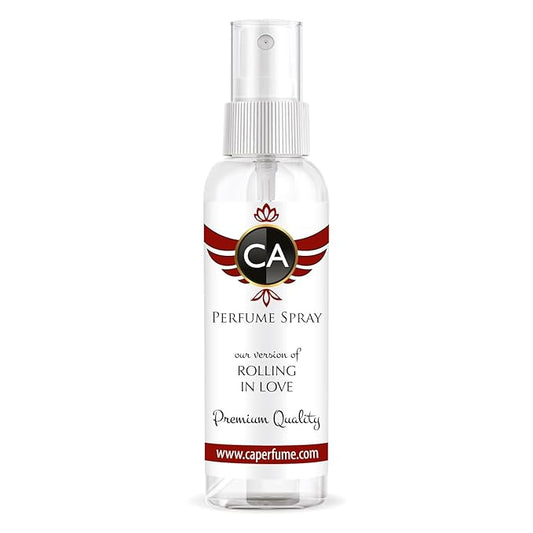 CA Perfume Eco Refill Impression of Rolling In Love For Women & Men Eau de Parfum Spray Atomizer Bottle 2 Fl Oz/60ml-X1