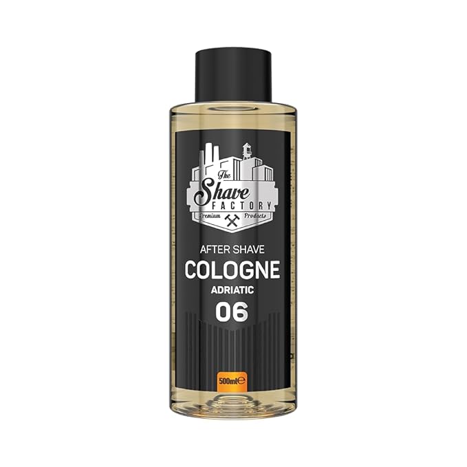 the shave factory After Shave Cologne Series - Cologne for Men, Aftershave for Men, Refreshes and Relieves Face and Skin (06 Adriatic)
