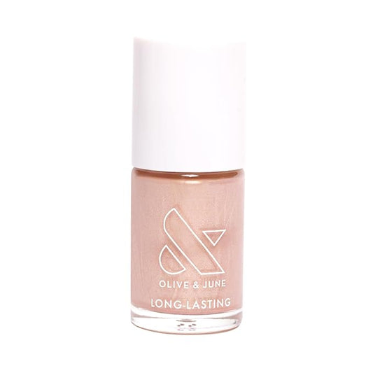 Olive & June Long Lasting Nail Polish | Plump Gel-Like Finish No Lamp Needed | Lasts up to 10 days | Salon-Quality Color at Home | 15-Free, Vegan & Cruelty-Free Chip-Resistant Shine | Cookie Swap