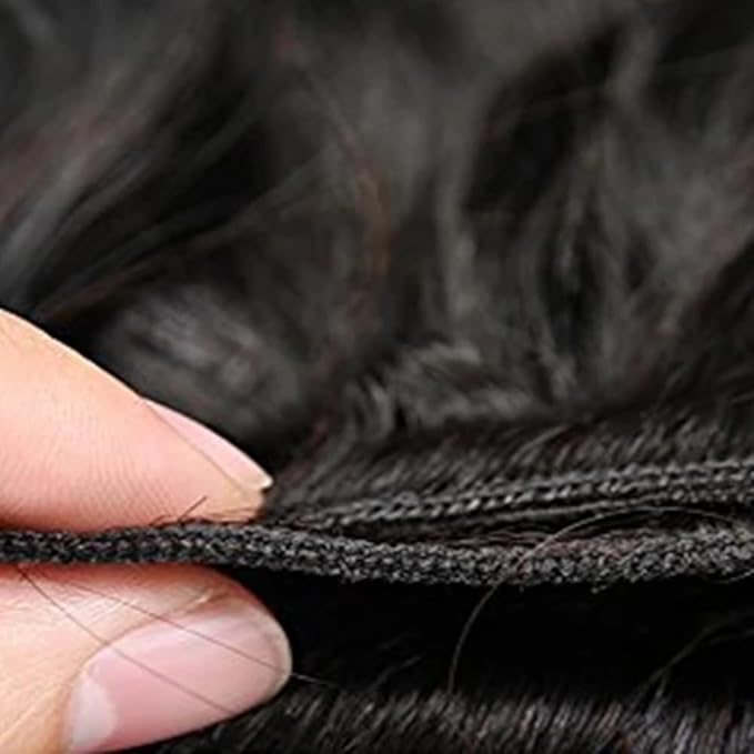 26 28 30 inch Human Hair Bundles Water Wave Bundles Human Hair Wet and Wavy Bundle Natural Black Color