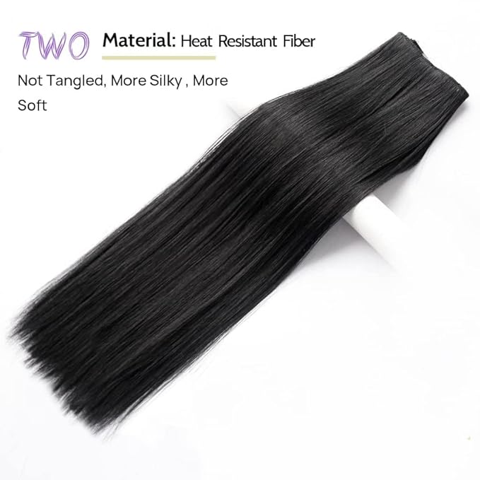 Clip in Hair Extensions StrRid Black Extension Straight 22" Long Synthetic Thick Blonde Clips on Hairpieces for Women 5PCS Invisible Curly Wavy 18" Girls Brown Red White Natural Full Head 5 Oz
