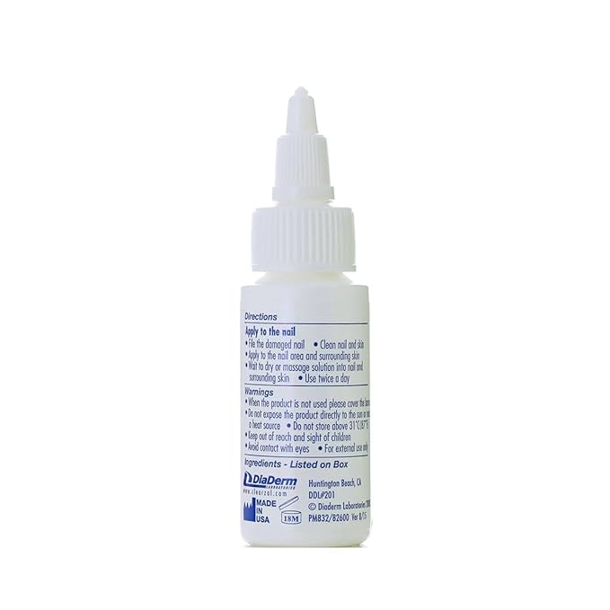 ClearZal Nail Solution with Glass File, 1 Fl Oz, White made in USA Equipped with premium glass nail file