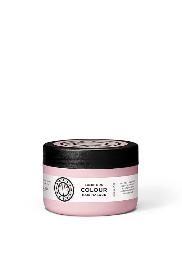 Maria Nila Luminous Colour, Hair Mask, 8.5 Fl Oz, Reduces Colour Loss from Washing, Pomegranate Counteracts Dehydration, 100% Vegan & Sulfate/Paraben free