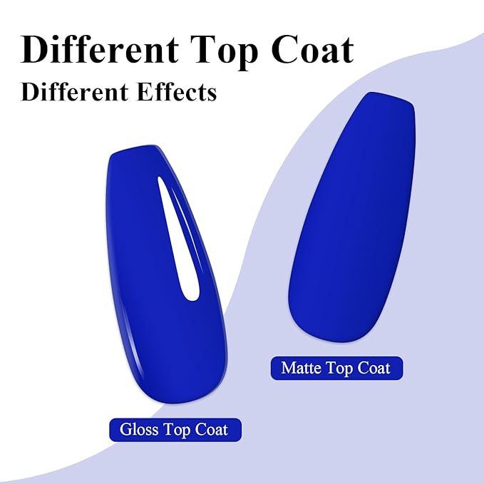 Imtiti Neon Blue Gel Nail Polish, 1Pcs Royal Navy Blue Soak Off UV LED Gel Polish, Long Lasting Manicure Salon DIY at Home for Autumn and Winter (0.34 Fl Oz-1912)