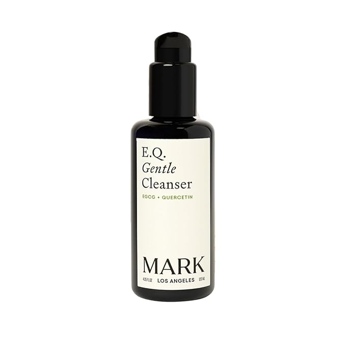 EQ Gentle Cleanser - EGCG + Quercetin - Gentle Face Wash - Cleanse & Purify Skin - For Redness & Blemishes - With Squalene Oil - Lightweight Plant-Based Formula - 4.05 fl oz