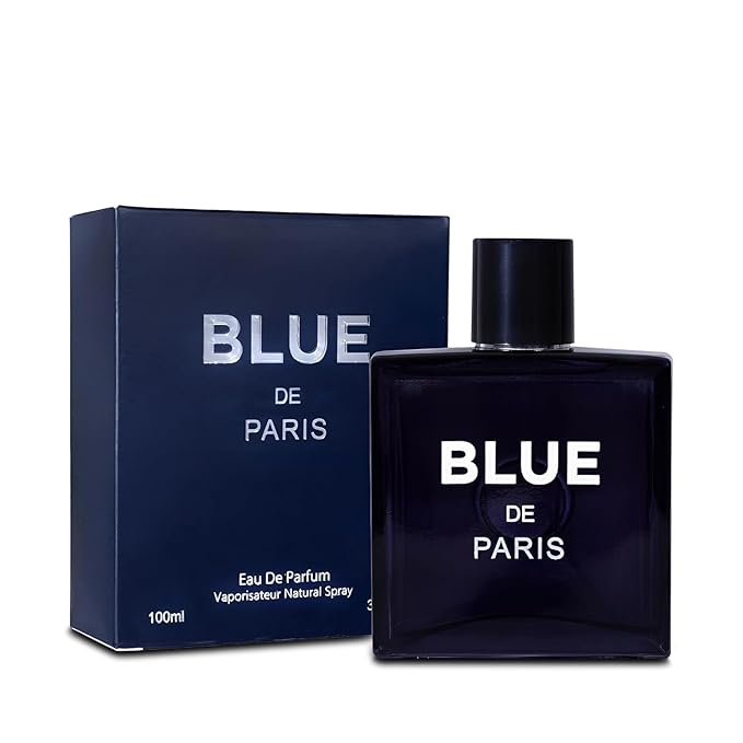 TWISHA Blue De Paris Men Perfume Cologne for Men Natural Spray Masculine Scent Wonderful Fragrance Gift Eau De Parfum for Daily Use 3.4 Fluid Ounce