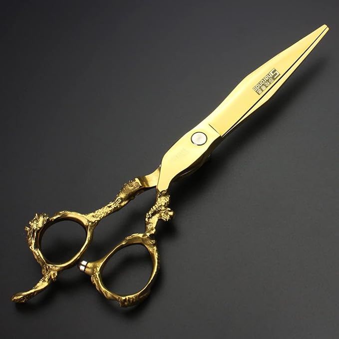 Hair Scissors 6/7/8/9-inch 440C High Hardness For Hairdressers Haircuts Cuttinging Scissors Professional Haircut (7-in cutting scissors)
