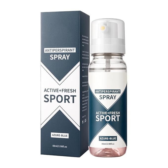Fresh Antiperspirant Spray for Women Men,2.9 Oz Double Effect Freshness Body Spray -Sweat and Odor Protection,Long Lasting Anti Sweat Underarm Spray,Unisex Anti-Perspirant Deodorant