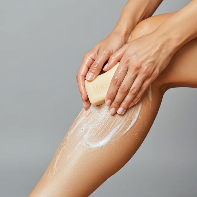 A LA MAISON Fresh Sea Salt Bar Soap - Triple French Milled Natural Moisturizing Hand Soap Bar (4 Bars of Soap, 3.5oz)